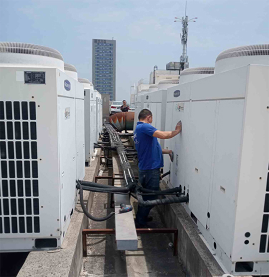 石狮中央空调制热和不制冷系统维修方法